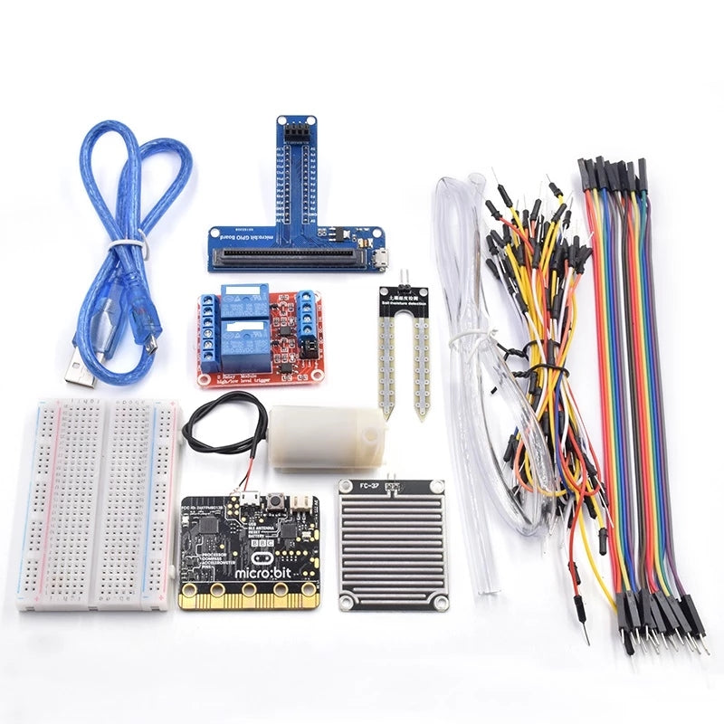 U15 Microbit Automatic irrigation module DIY kit soil moisture detection automatic water pumping customize