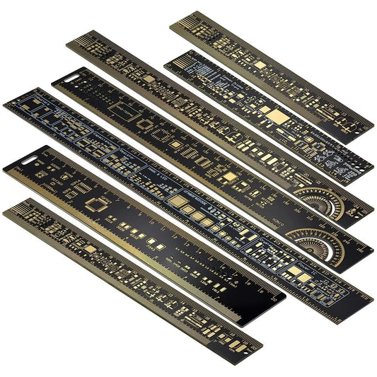 Custom 3 Type 15cm 20cm 25cm PCB Ruler Multi-functional Measuring Tool Resistor Capacitor Chip IC SMD Diode Transistor