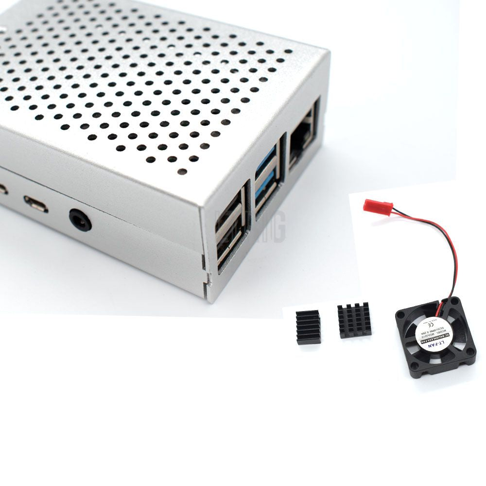 Raspberry Pi 4 Aluminum Case Box with high efficient cooling for Raspberry Pi 4 Enclosure Alup4 LT-4B308 customize