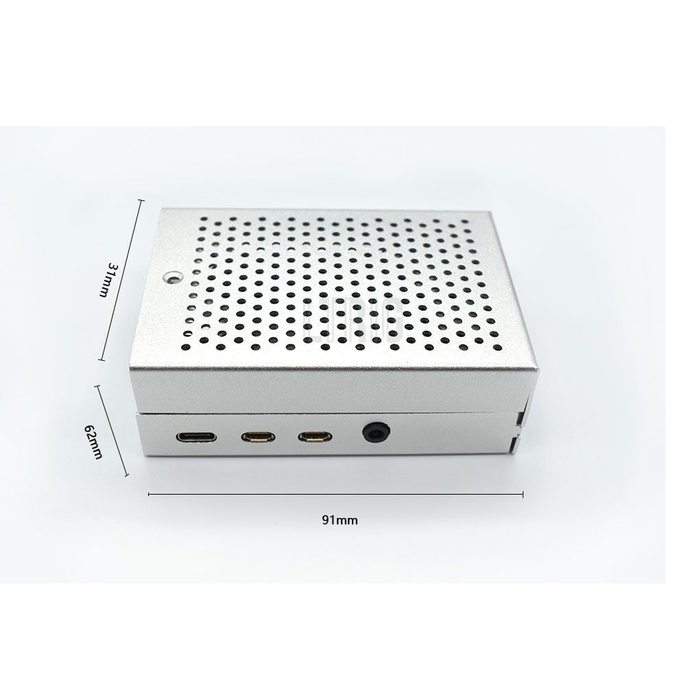 Raspberry Pi 4 Aluminum Case Box with high efficient cooling for Raspberry Pi 4 Enclosure Alup4 LT-4B308 customize