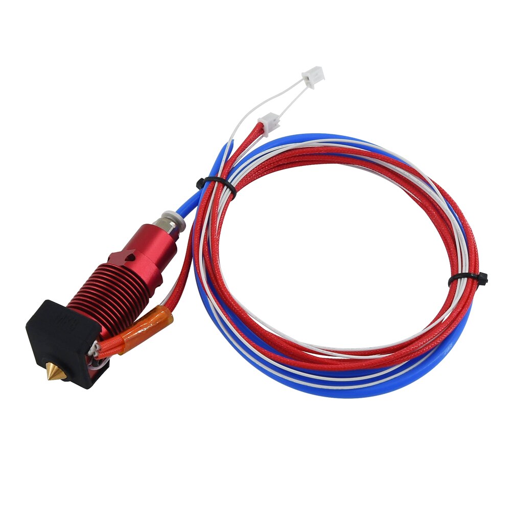 3D Assembled Extruder Hotend Kit 0.4mm Nozzzle 100K ohm Thermistor PTFE Tube 24V C for CR-10S Pro for 3D Printer Parts customize