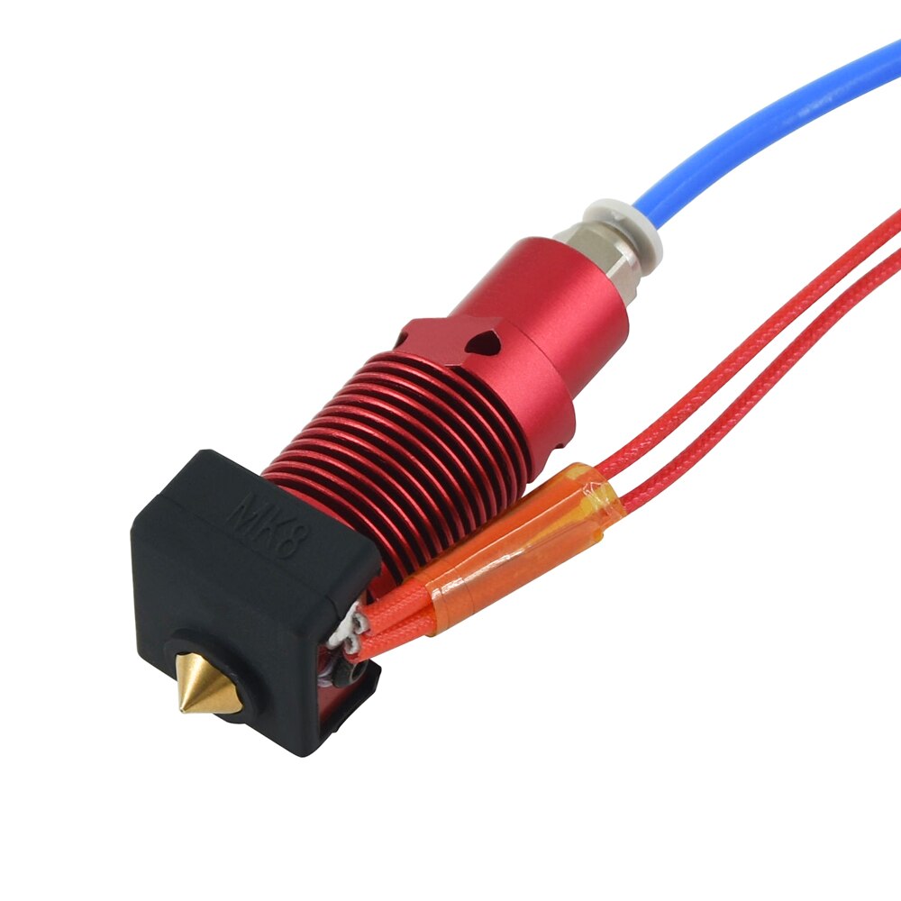 3D Assembled Extruder Hotend Kit 0.4mm Nozzzle 100K ohm Thermistor PTFE Tube 24V C for CR-10S Pro for 3D Printer Parts customize