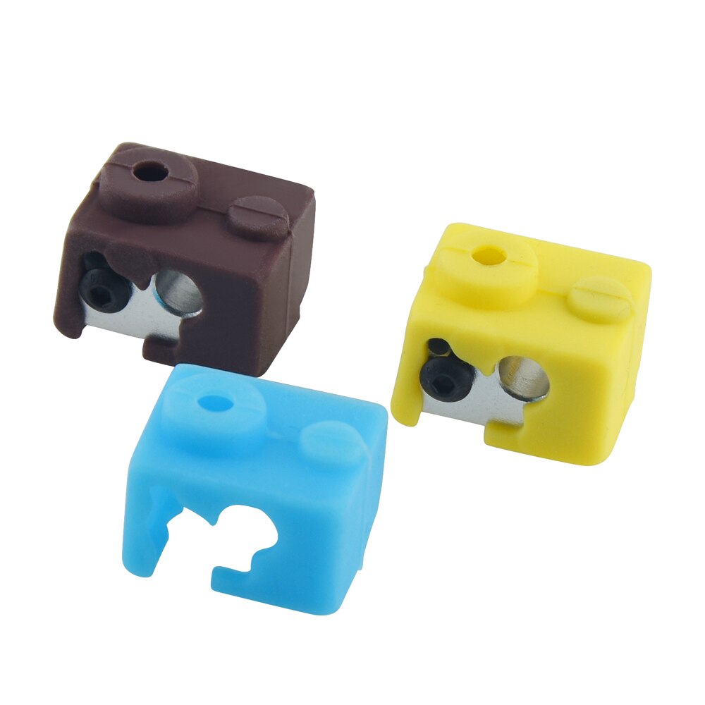 3D Printer E3D V6 MK8 Volcano CR10 Silicone Cover Heated Block High Temperature Protective Case For Ender 3 CR10 Hotend Extruder customize