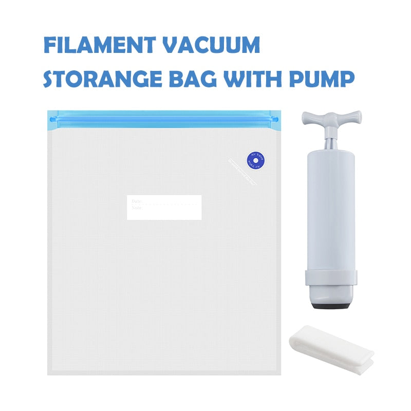 3D Printer Filament Storage Bag PLA /Silk PLA/TPU/PETG Filament Vacuum Bag Dryer Keep Dry Avoid Moisture for 3D Printer Filament customize