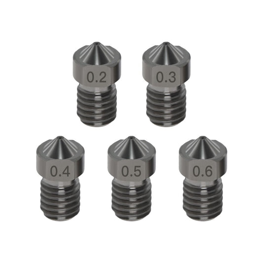 Custom 3D Printer Nozzle Hardened Steel Die Steel Nozzle For E3D V6 Thread Extruder Hotend Nozzle 1.75mm Filament For Prusa I3