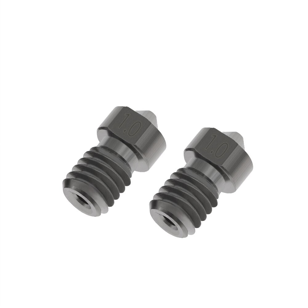 Custom 3D Printer Nozzle Hardened Steel Die Steel Nozzle For E3D V6 Thread Extruder Hotend Nozzle 1.75mm Filament For Prusa I3