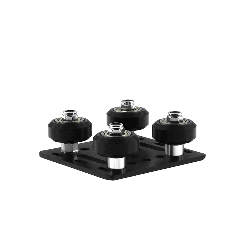 3D Printer Parts 2020 V Gantry Plat Set Special Slide Plate Pom Pulley For 2020 V-Slot Aluminum Profiles Wheels customize