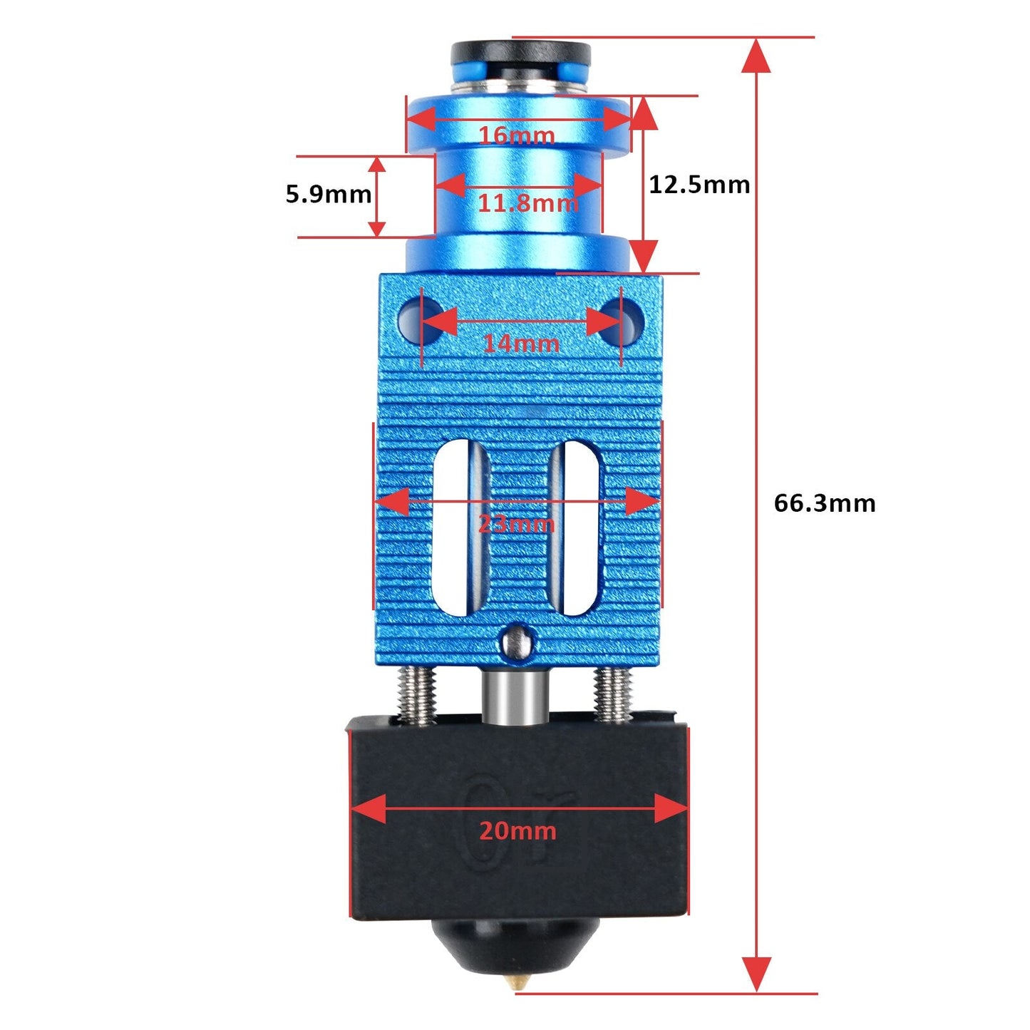 3D Printer Parts CR-10/CR-10S Ender3 V2 Ender5 Hotend Extruder Upgrade Kit Full Metal J-head Hot End For Bowden Extruder customize