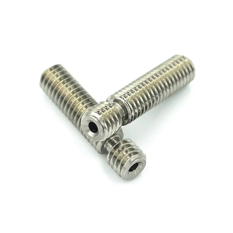 Custom  3D printer throat V5 PTFE tube MK8 throat feed MK8 nozzle throat M6x26 for 3D printer extruder hotend 1.75mm 3.0mm 1pcs