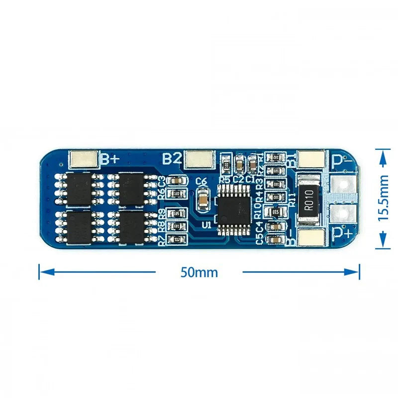 Custom 3S 12V 18650 10A BMS Charger Li-ion Lithium Battery Protection Board Circuit Board 10.8V 11.1V 12.6V Electric Blue Green Battery