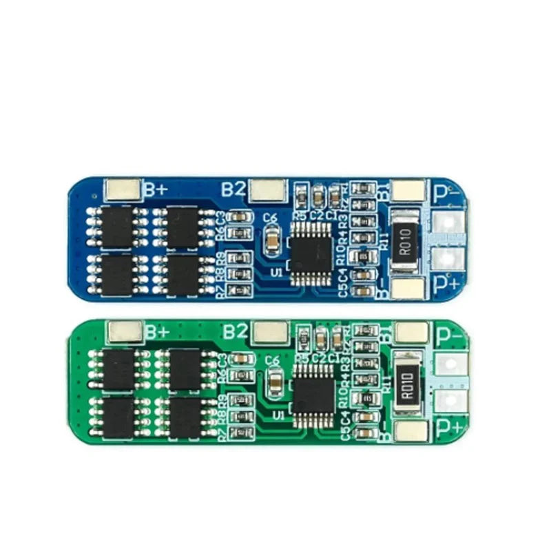 Custom 3S 12V 18650 10A BMS Charger Li-ion Lithium Battery Protection Board Circuit Board 10.8V 11.1V 12.6V Electric Blue Green Battery