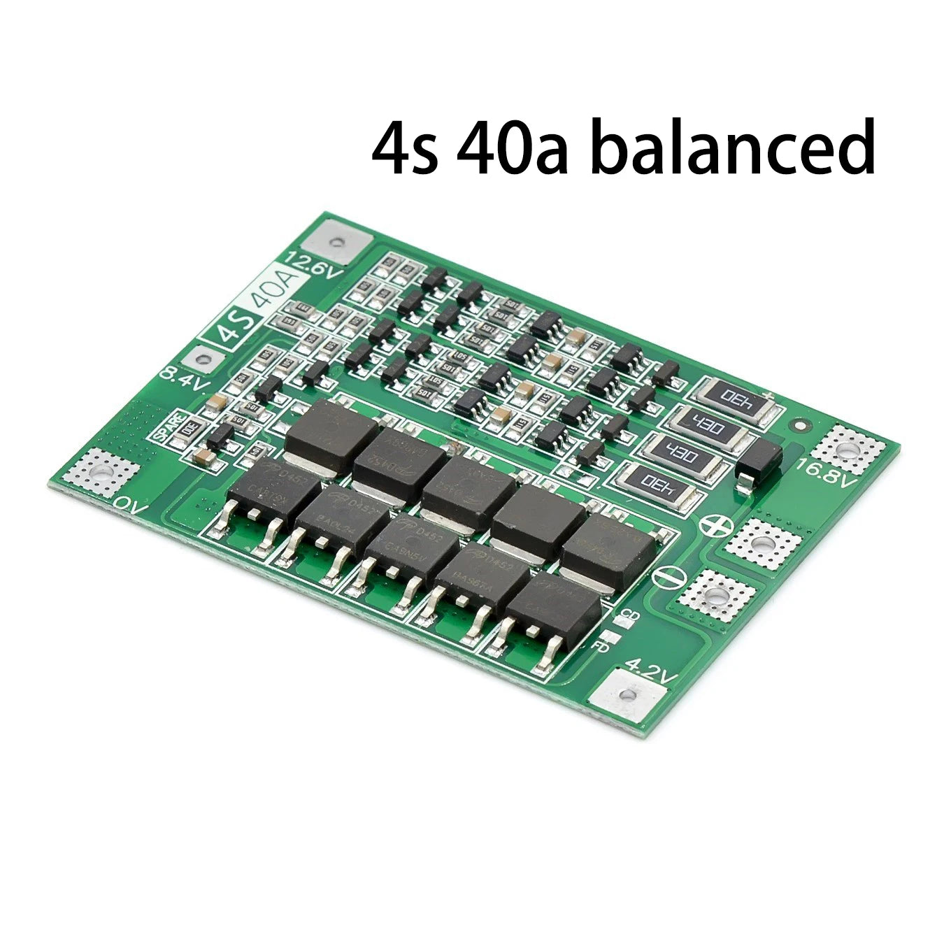 Custom 3S/4S 40A 60A Li-ion Lithium Battery Charger Protection Board 18650 BMS For Drill Motor 11.1V 12.6V/14.8V 16.8V Enhance/Balance