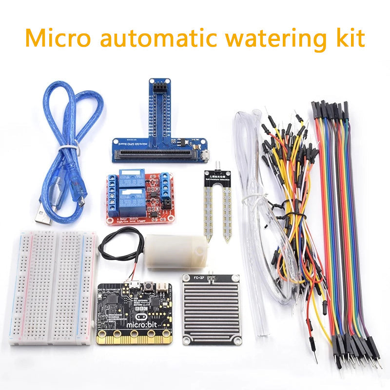 U15 Microbit Automatic irrigation module DIY kit soil moisture detection automatic water pumping customize