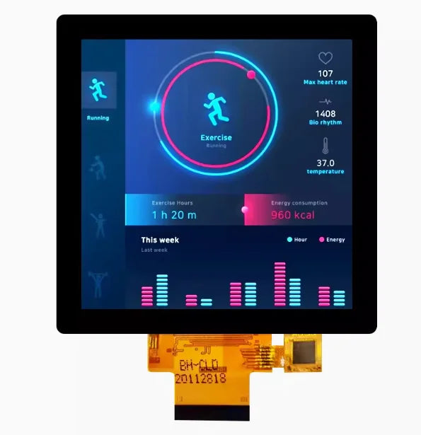 Custom 4.0 inch square screen 3.95 inch LCD display 480 * 480+86 box RGB interface full view IPS+ST7701