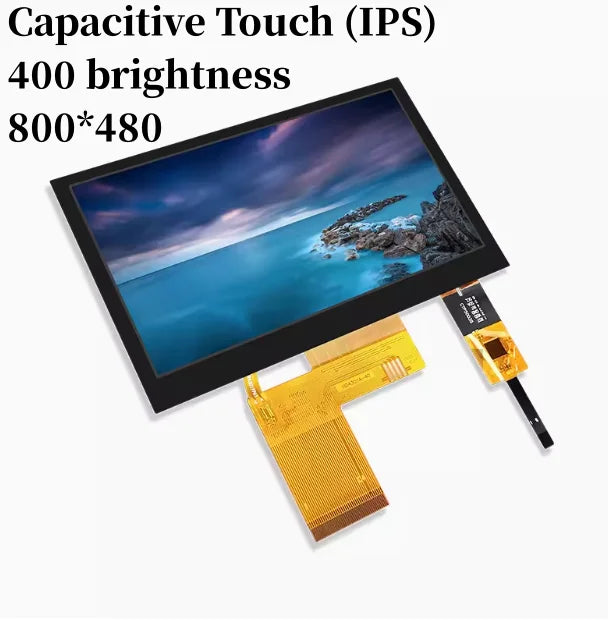 Custom 4.3-inch TFT LCD screen RGB display IPS capacitive touch ESP32-S3 capacitive touch 800 * 480