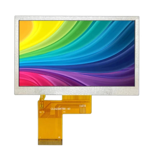 Custom 4.3 inch TFT LCD screen RGB interface 480x272 high-definition IPS plug-in 40PIN with capacitive touch
