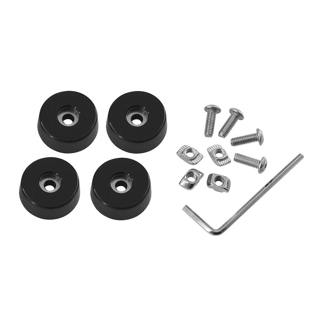 4 Sets Antivibration Feet For i3 Printer Kit Anti-vibration Rubber Landing Mat Feet For 2020 Profile Bluer Ender 5 3D Printer customize