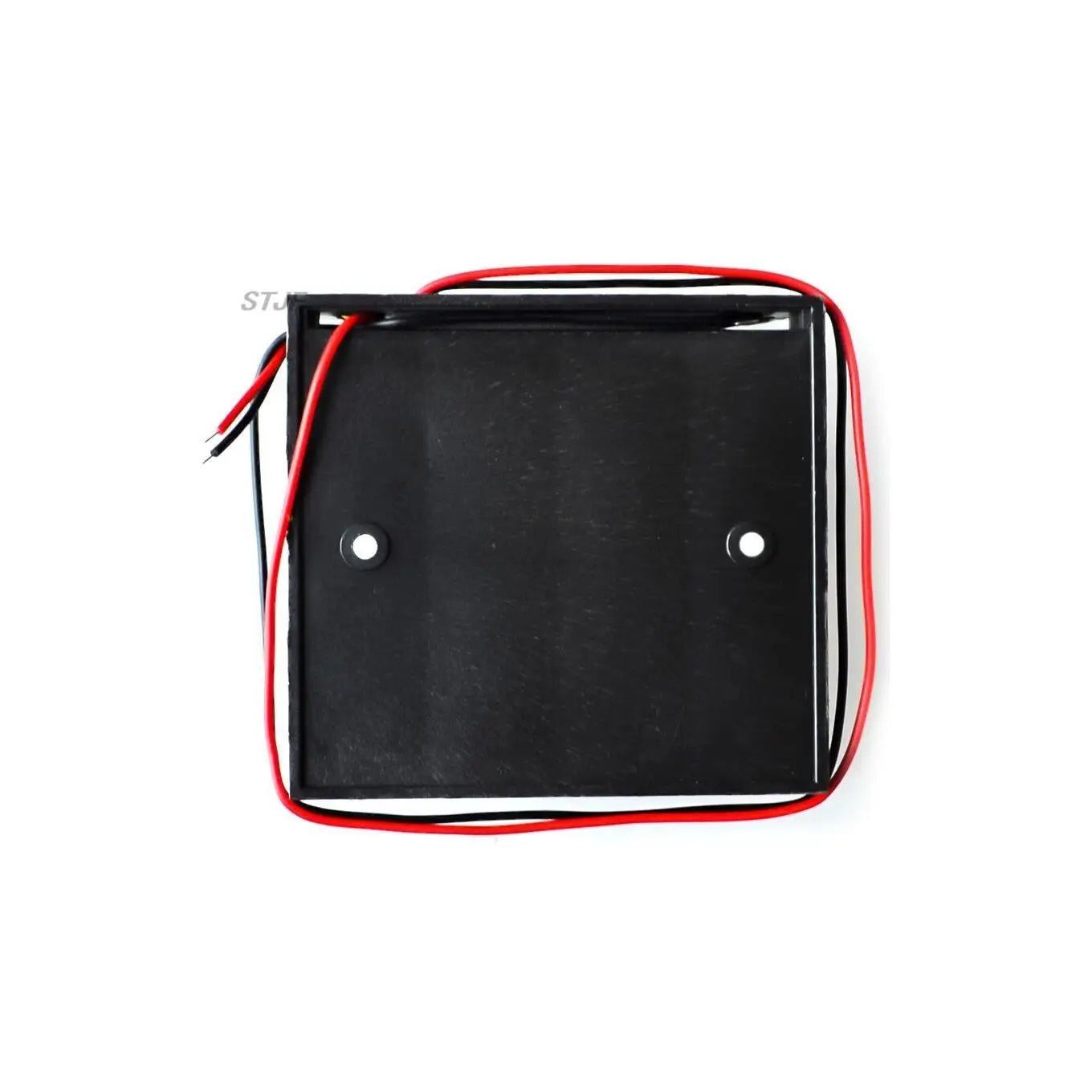 Custom 4 x AA Battery Storage Case Plastic Box Holder with 6'' Cable Lead for 4pcs AA Batteries for Soldering Connecting Black