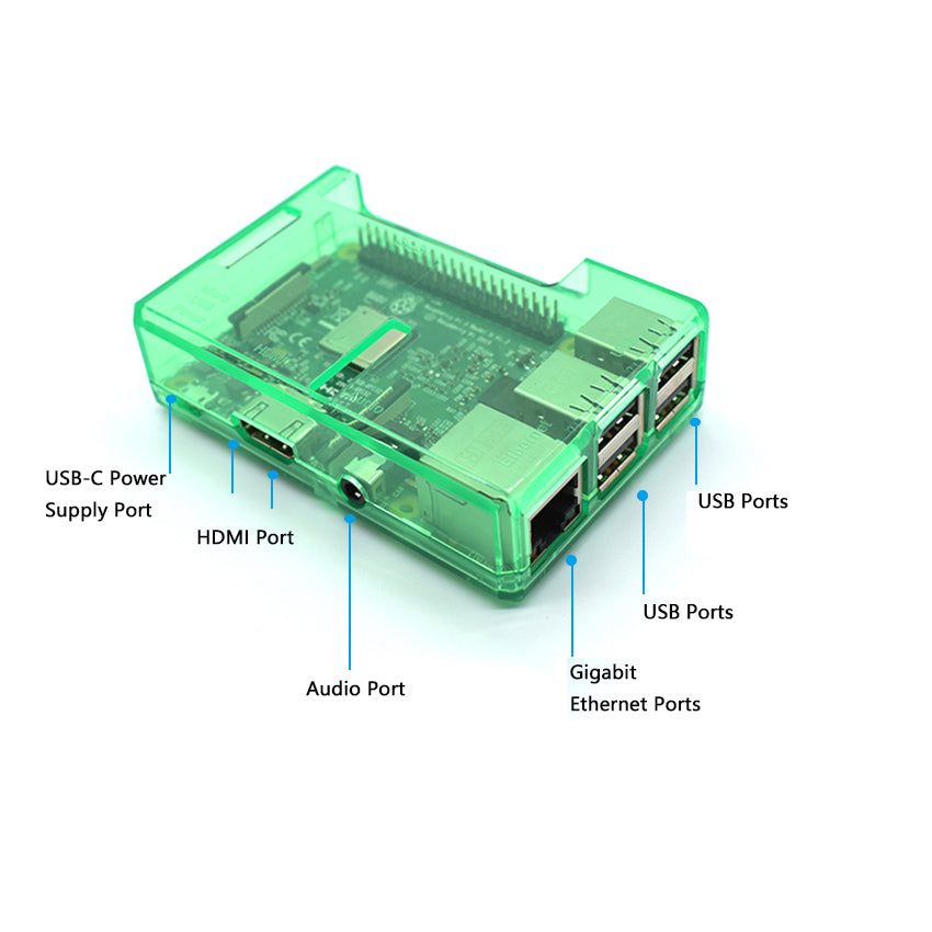 Raspberry Pi 4 ABS Case Fan cooling for raspberry pi 4 LT-3B317 customize