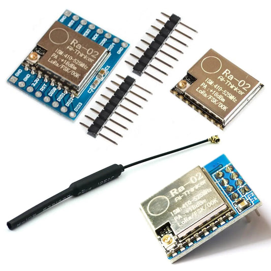 Custom 433MHZ SX1278 LoRa Module 433M 10KM Ra-02 Wireless Spread Spectrum Transmission Board 2.4G IPX Antenna for Smart Home