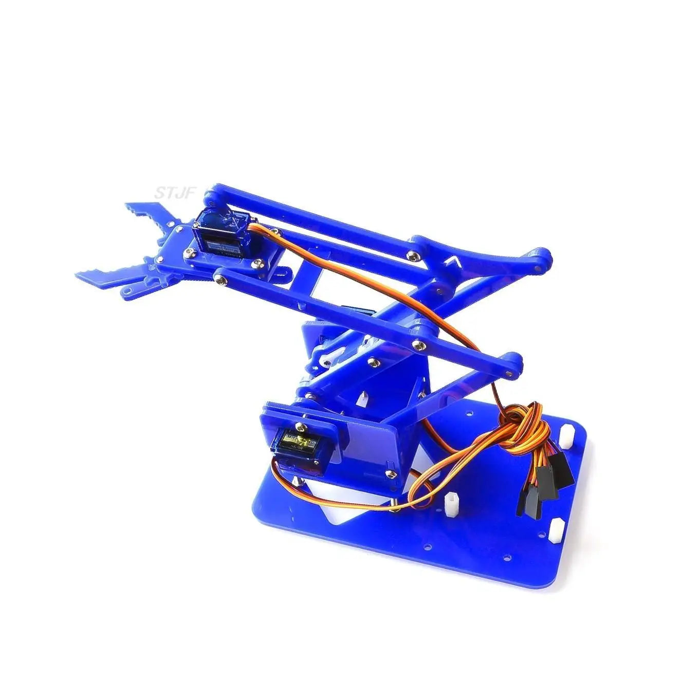 Custom  4DOF Unassembly Acrylic Mechanical Arm Robot Manipulator Claw for Arduino Maker Learning DIY Kit Robot