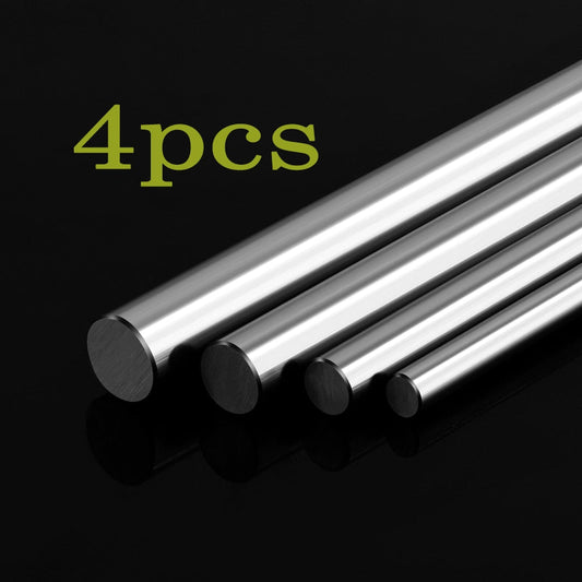 4PCS/lot Optical Axis 200 300 400 500 600 mm Smooth Rods 8mm Linear Shaft Rail 3D Printers Parts Chrome Plated Guide Slide Part customize