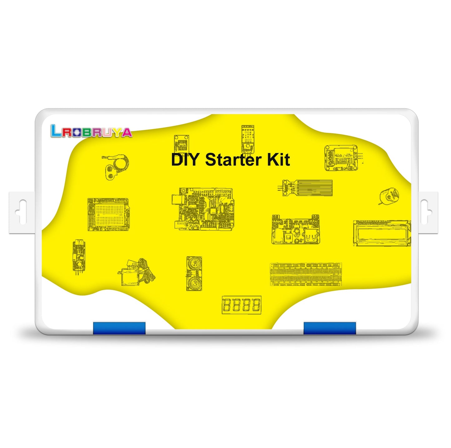 Basic Experimental Starter Kits With R3 DC Motor LCD1602 Display With Plastic Box Package