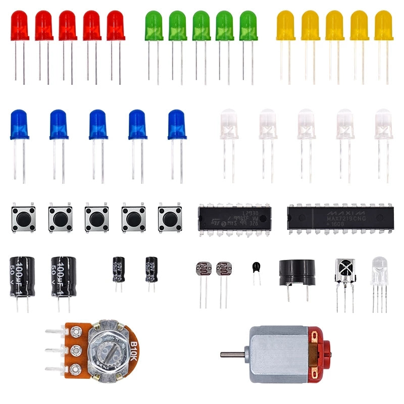 Custom For raspberry pi 3 Basic Starter Kit with Switch Led LCD Resistors for  Mega2560 Mega328 Nano