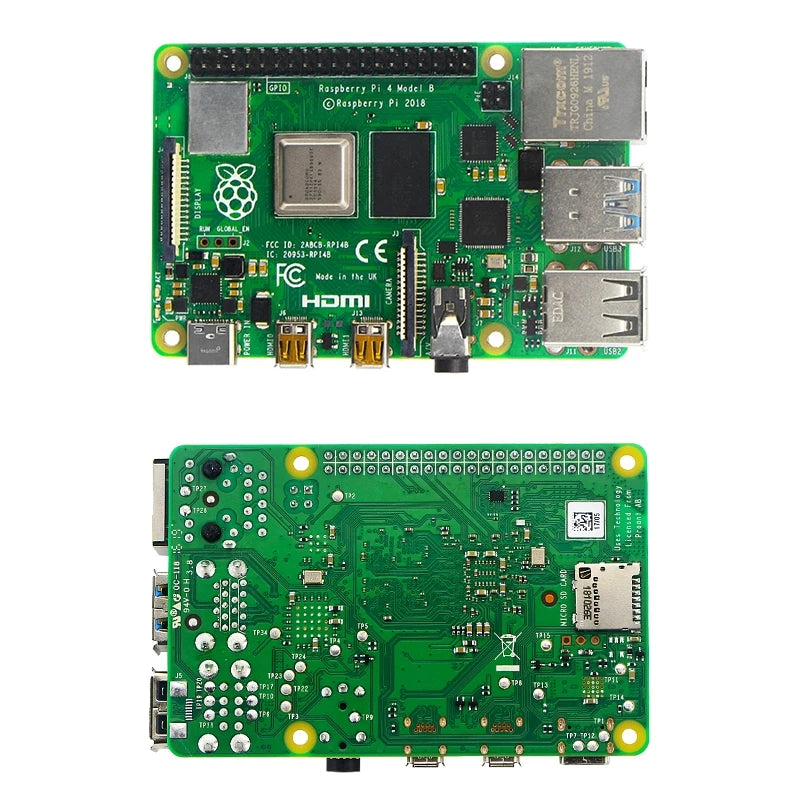 Raspberry Pi 4 Model B Kit 2GB/4GB/8GB RAM Board+ Cable + Acrylic Case +  Reader +5V 3A Power Supply for Raspberry Pi 4 customize