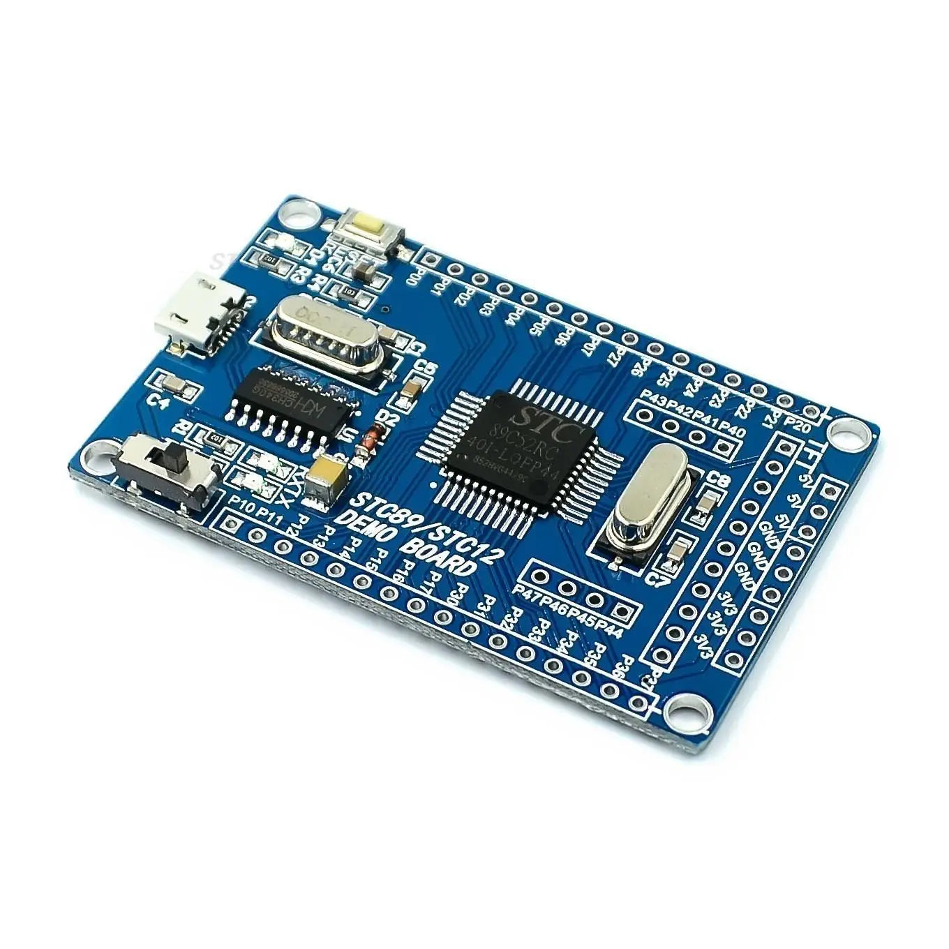 Custom  51 Microcontroller 51 small system board For STC89C52 STC51 System Development Board