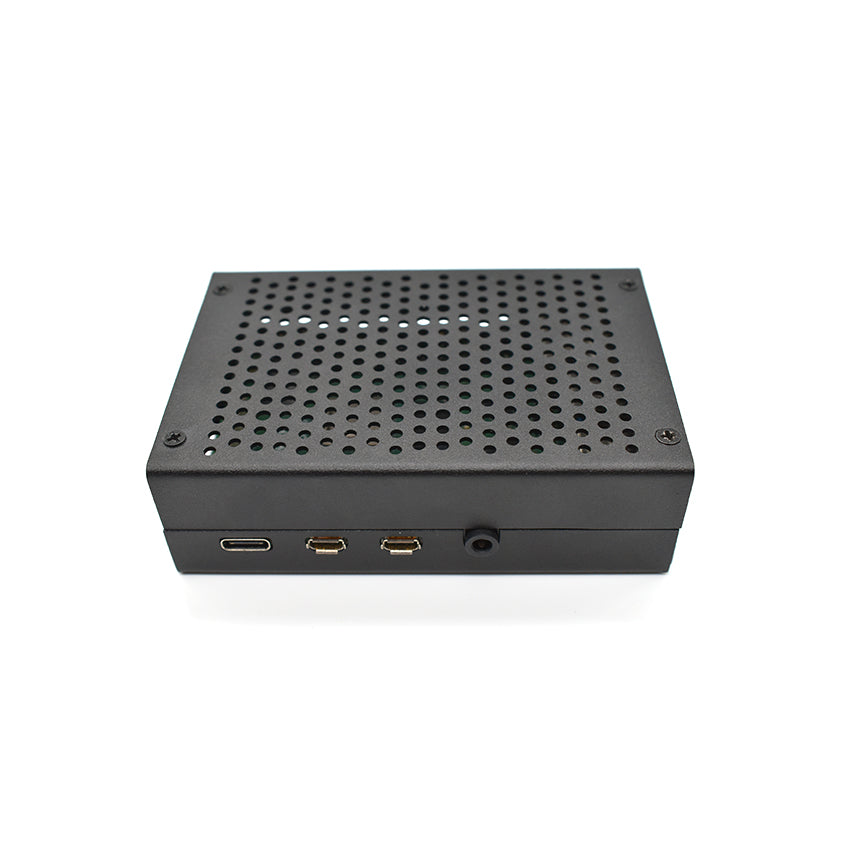 New aluminum alloy Raspberry Pi 4  Case ,black + silver raspberry PI Case, fan cooled LT-4B01-F customize