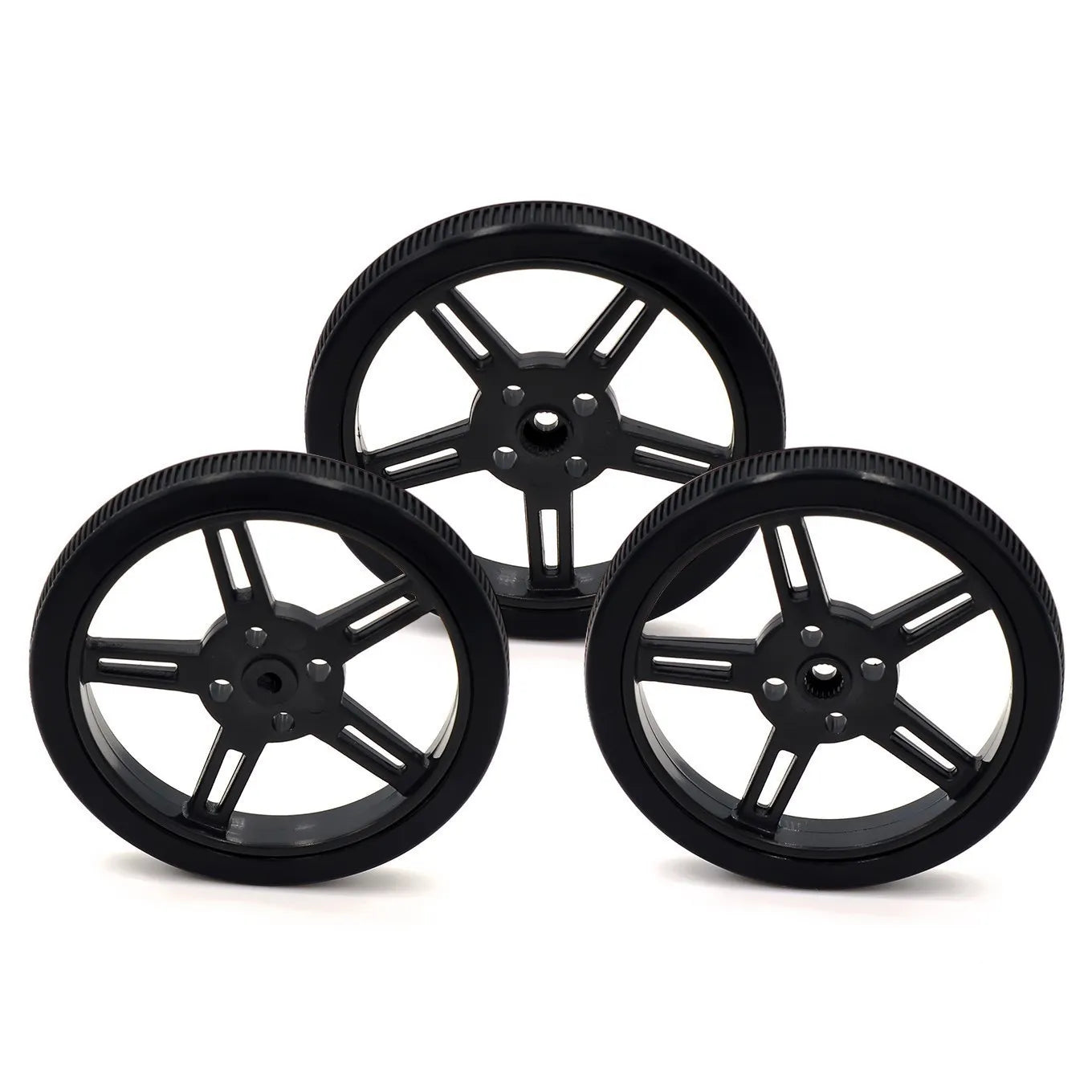 Custom 5908 Silicone tire compatible robot smart car 360-degree 9G steering SG90 LEGO TT motor