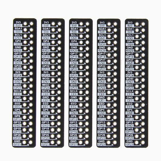 5Pieces/Lot Raspberry Pi 3 GPIO 40 Pin Reference Board GPIO Expansion Board compatible w/ Raspberry Pi 3 Model B and Pi 2 B & B+