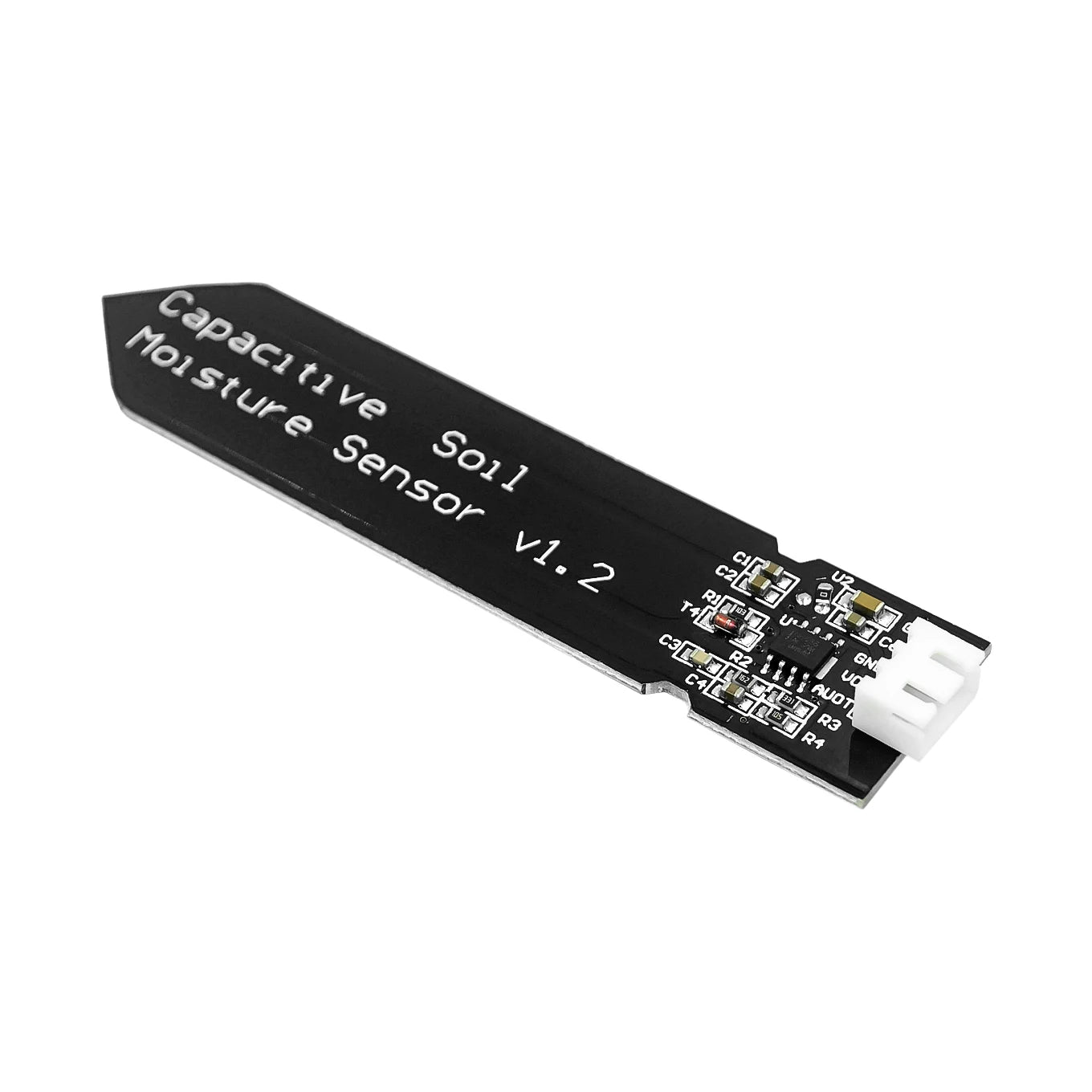 Custom  5pcs Capacitive Analog Soil Moisture Sensor, 3.3~5.5V Corrosion Resistant with Gravity 3-Pin interface for Arduino Raspberry