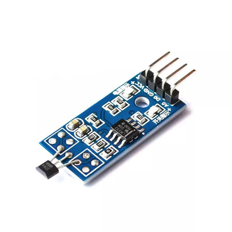 Custom 5pcs/Lot Hall Sensor Magnetic Sensor Module Magnetic Field Detecting Sensor For Arduin Smart Car