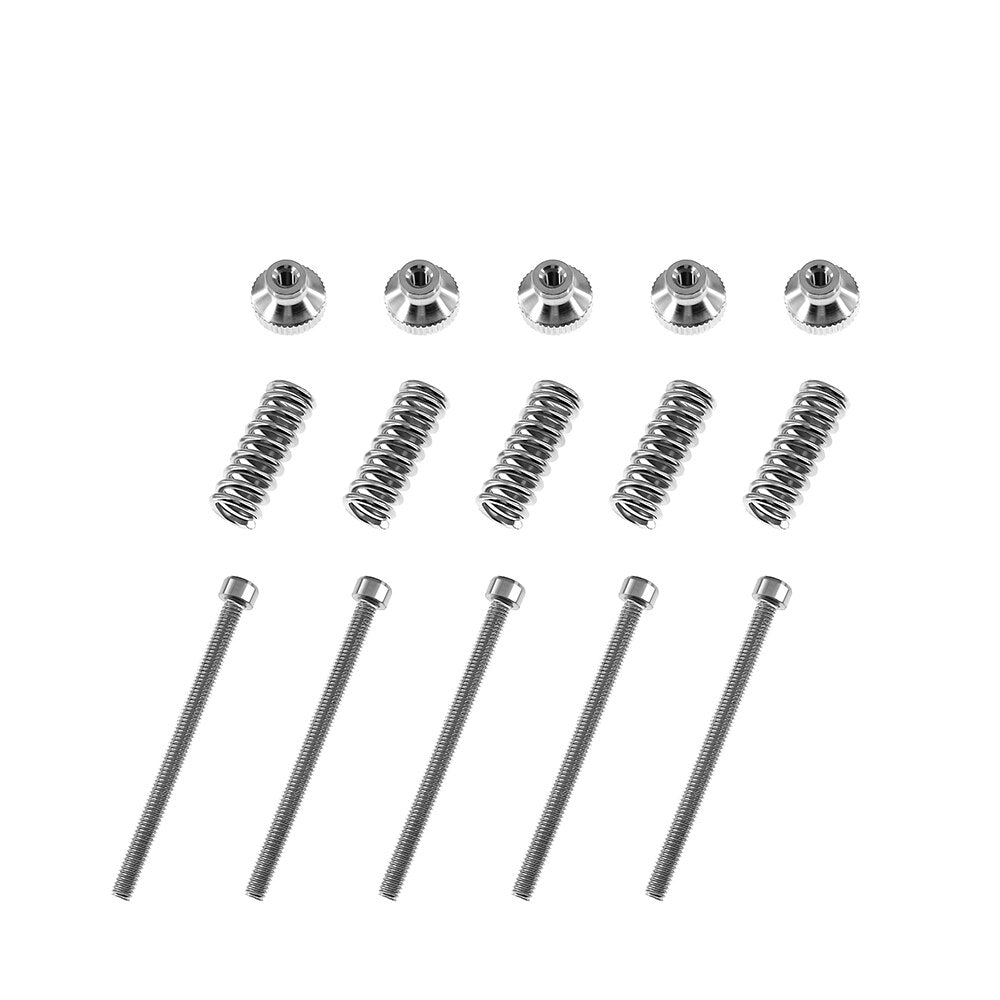 5pcs/lot 3D printer Leveling components M3 screw Leveling spring Leveling knob suite for 3D printer Heating Bed parts customize