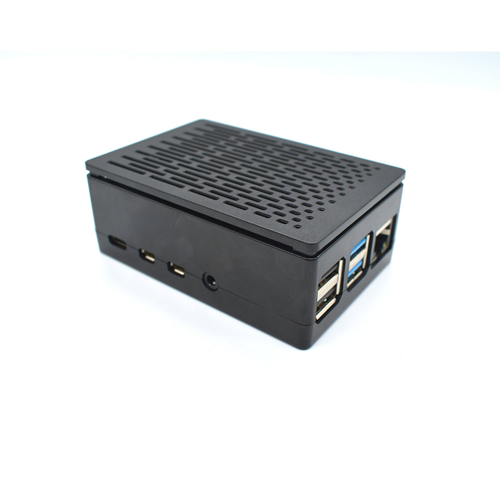 Customized raspberry PI 4 case Model B+ Acrylic case + CPU cooling fan compatible raspberry PI 4 LT-4A04