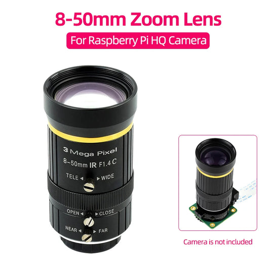 Custom 6mm Lens CS-mount Camera Lens for     Pi High Quality Camera 12.3 MP HQ Camera Mocule