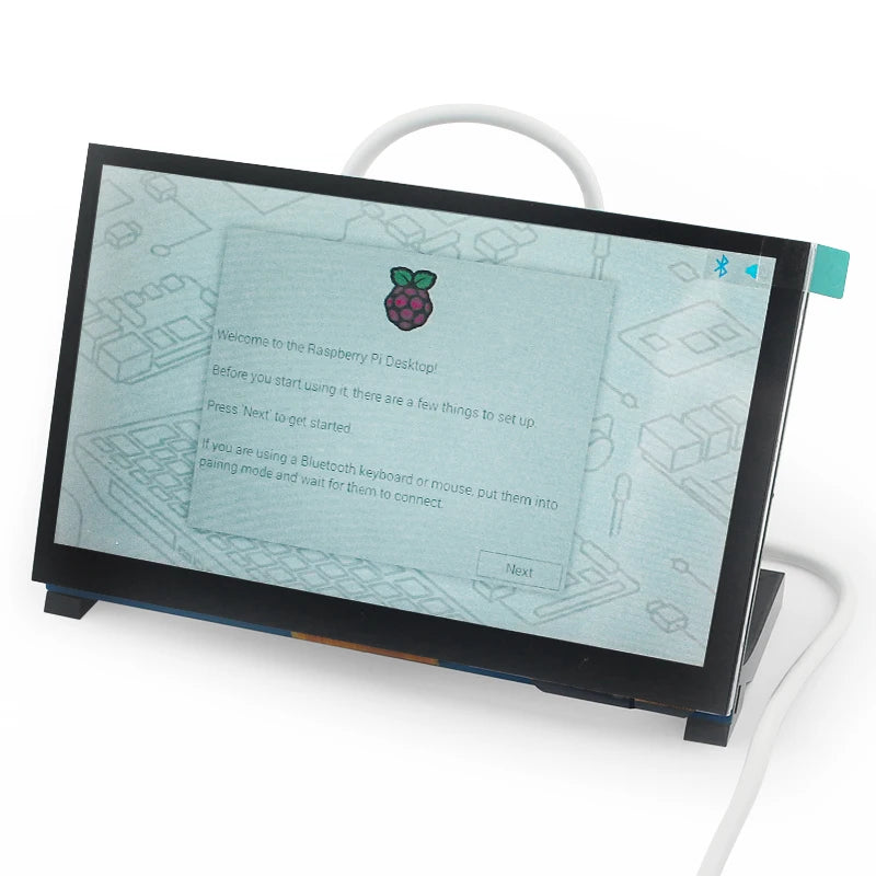 Custom 7 Inch DSI Touch Screen for     Pi 5 4B 3B+ 3B IPS Display 800*480 LCD MIPI CSI Cable With Standard Monitor for RPI 5 Pi5