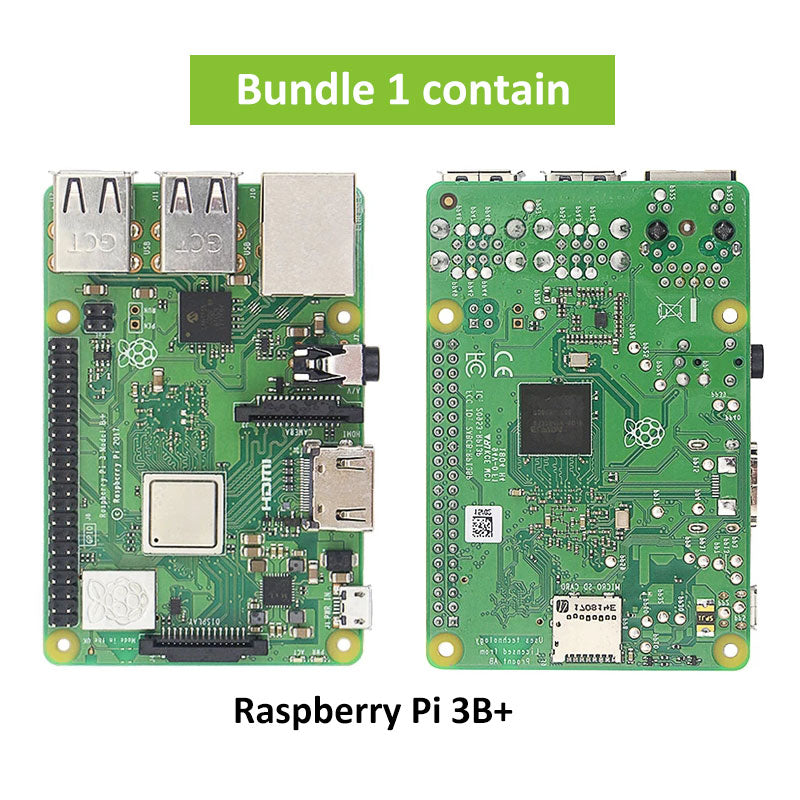 Original Raspberry Pi 3 Model B Plus with WiFi ABS Case+CPU Fan+3A Power with ON/OFF Switch+Heat Sink Raspberry Pi 3B+ customize