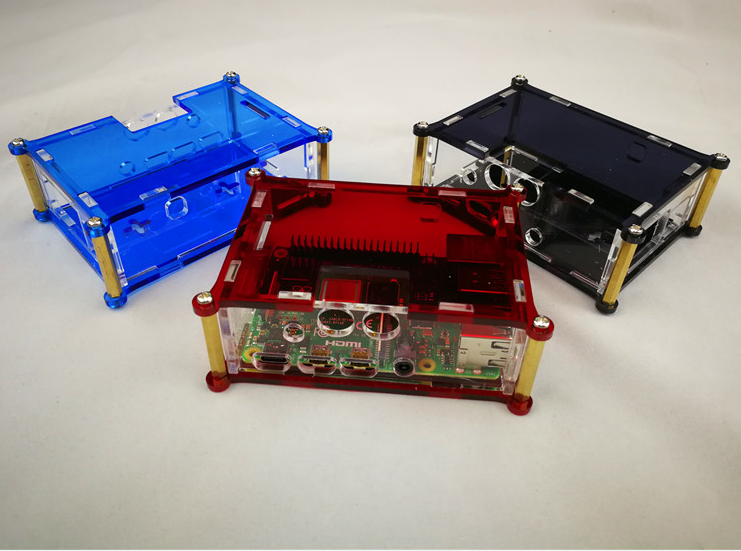 Pi Pi Shells Raspberry Pi 4 transparent acrylic shell LT-4B26 customize – Lonten Tech