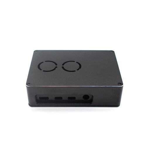 aluminum alloy Raspberry Pi 4 case pi 4B  custom case black,  double  fan cooled LT-4BA09