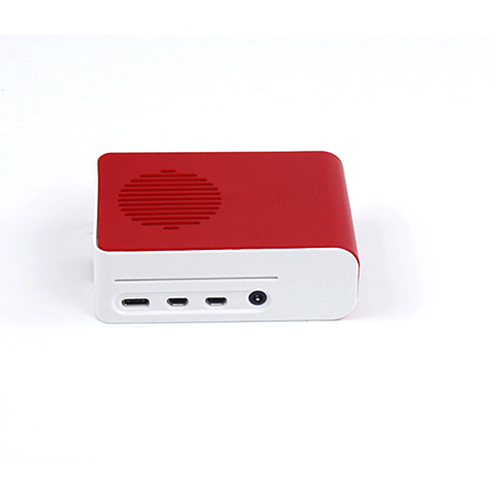 Raspberry pi 4 Case with RGB LED Cooling Fan ABS Case Red White change color Housing Protect Shell for Raspberry Pi 4 Model B LT-4A11 customize