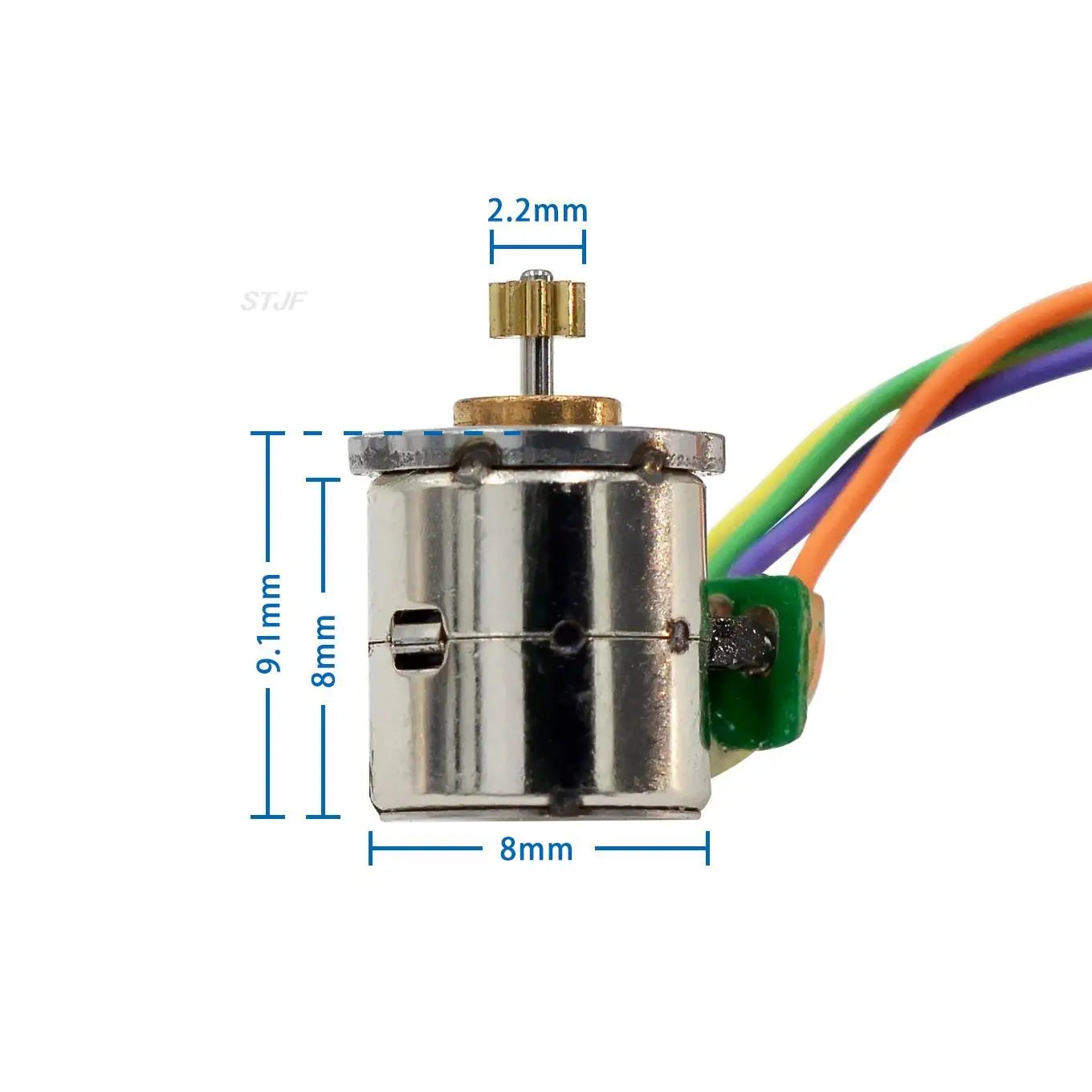 Custom 8mm miniature stepper motor A pair of toothed two-phase four-wire stepper motor small two-phase four-wire stepper motor