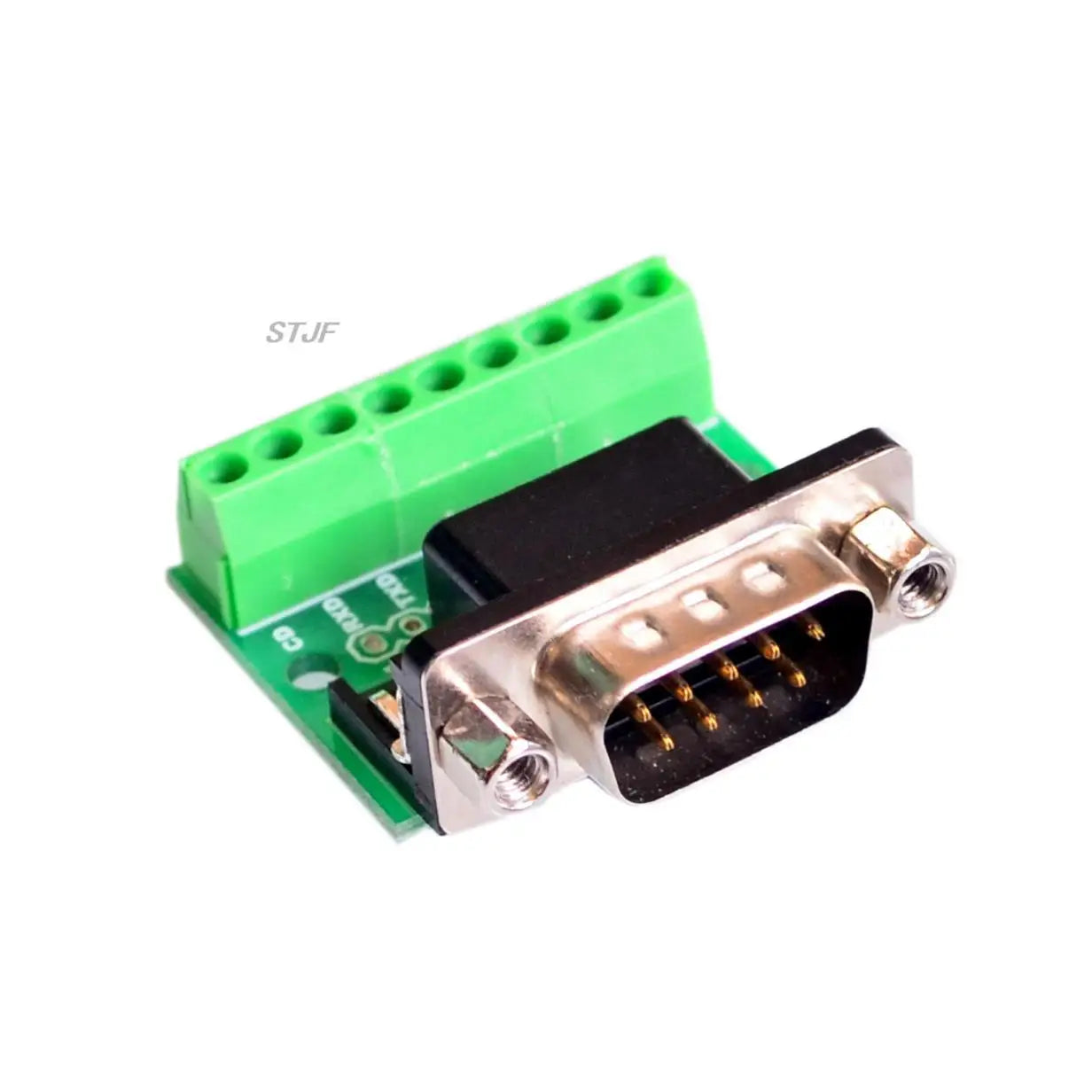 Custom 9pin Solderless Connectors DB9 RS232 Serial to Terminal Female Male Adapter Connector Breakout Board