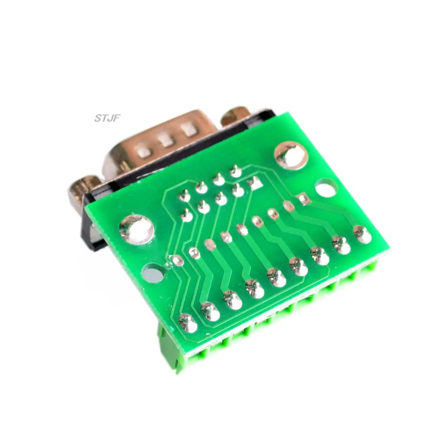 Custom 9pin Solderless Connectors DB9 RS232 Serial to Terminal Female Male Adapter Connector Breakout Board