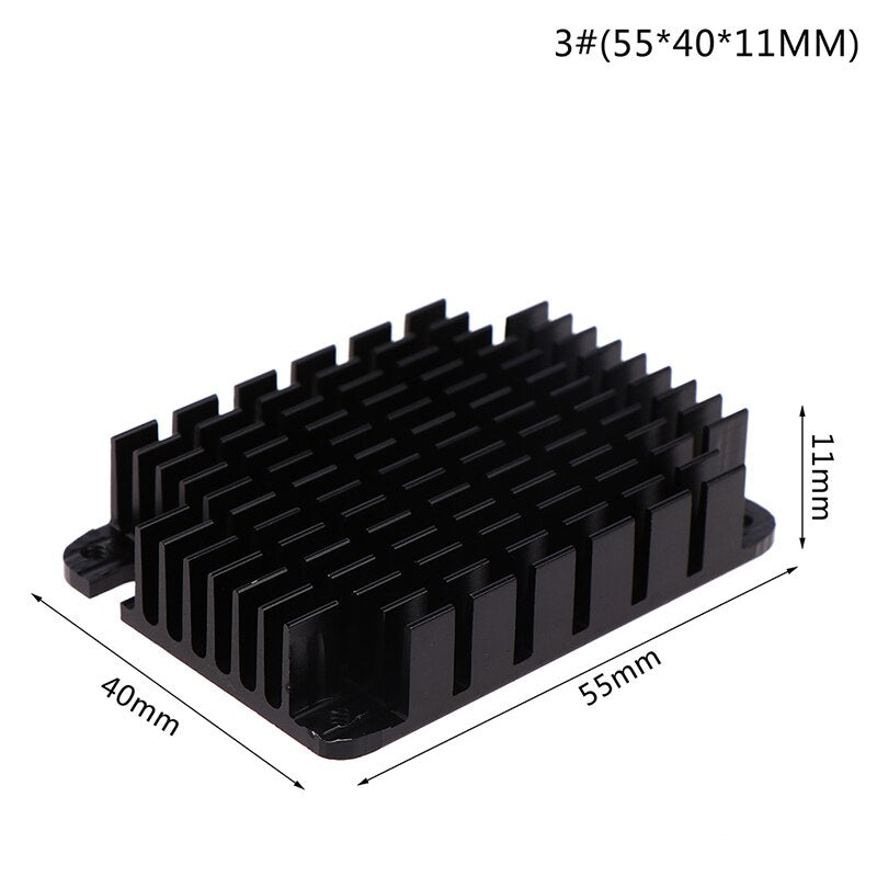 Custom Aluminum Alloy Heatsink Cooling Pad For Raspberry Pi Compute Module 4 CM4 Cooler Heat Sink 55x40x5mm/55x40x11mm 2sizes