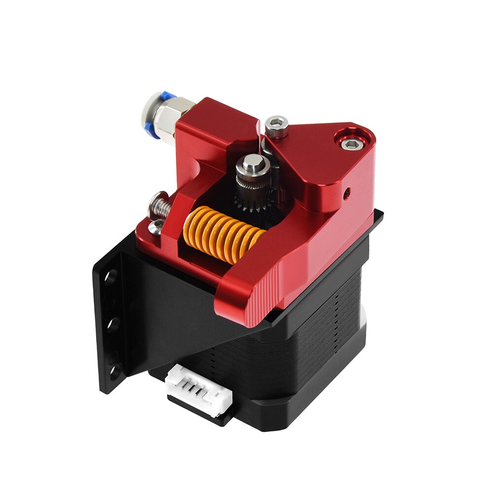 Aluminum Upgrade Dual Gear Mk8 Extruder For 3D Printer Extruder Ender 3 CR10 CR-10S PRO RepRap 1.75mm Drive Feed Double Pulley customize
