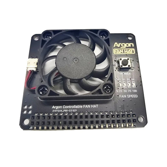 Custom Fan HAT for     Pi 4B / Pi 3B