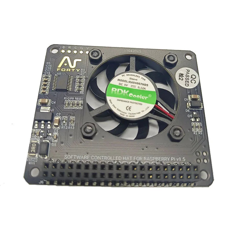 Custom Fan HAT for     Pi 4B / Pi 3B